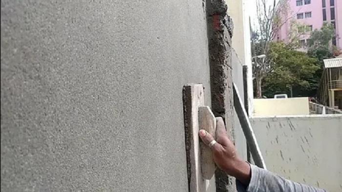 How to finish walls from foam concrete using plaster